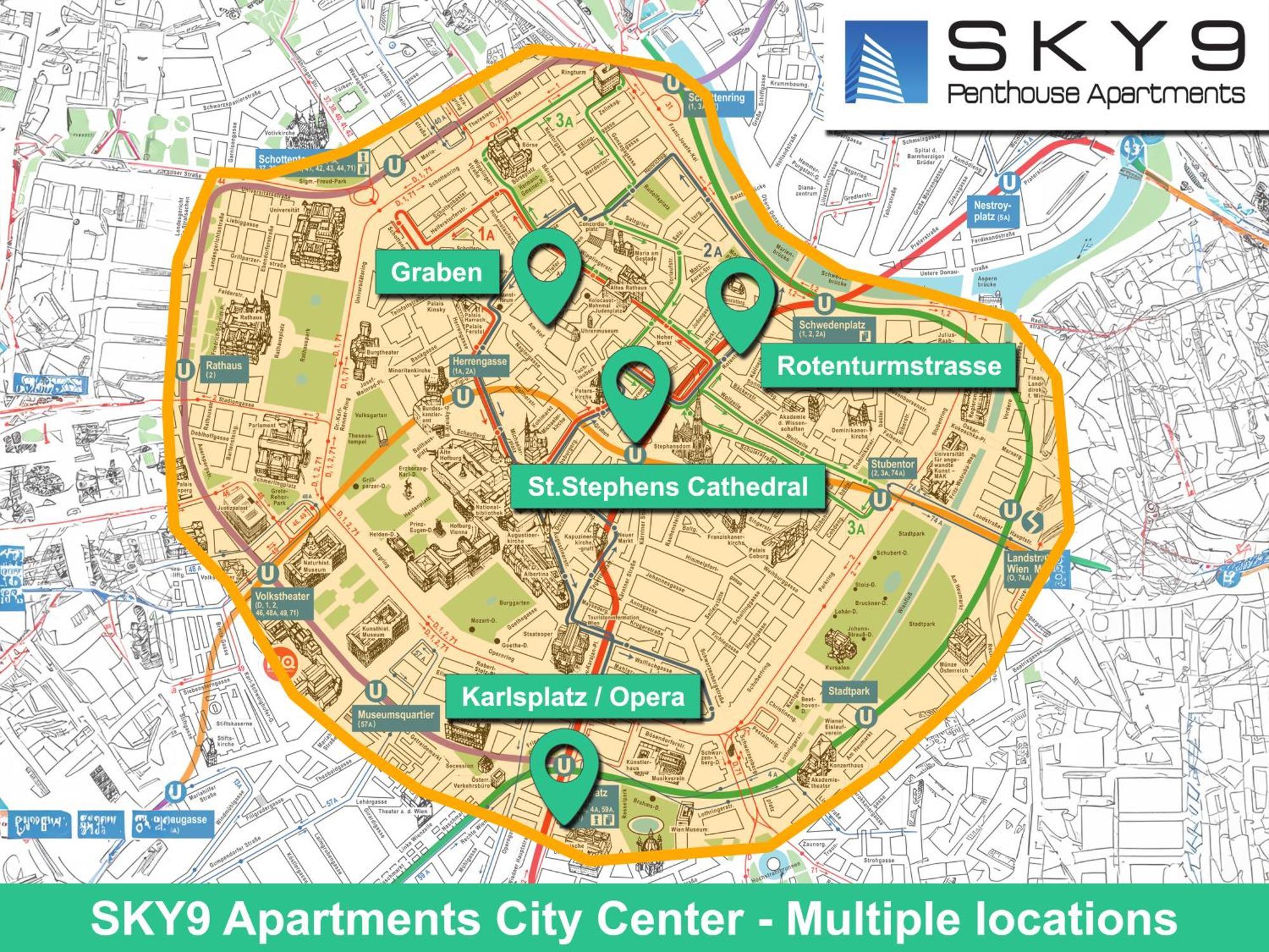 Sky9 Apartments City Center Vienna Exterior photo